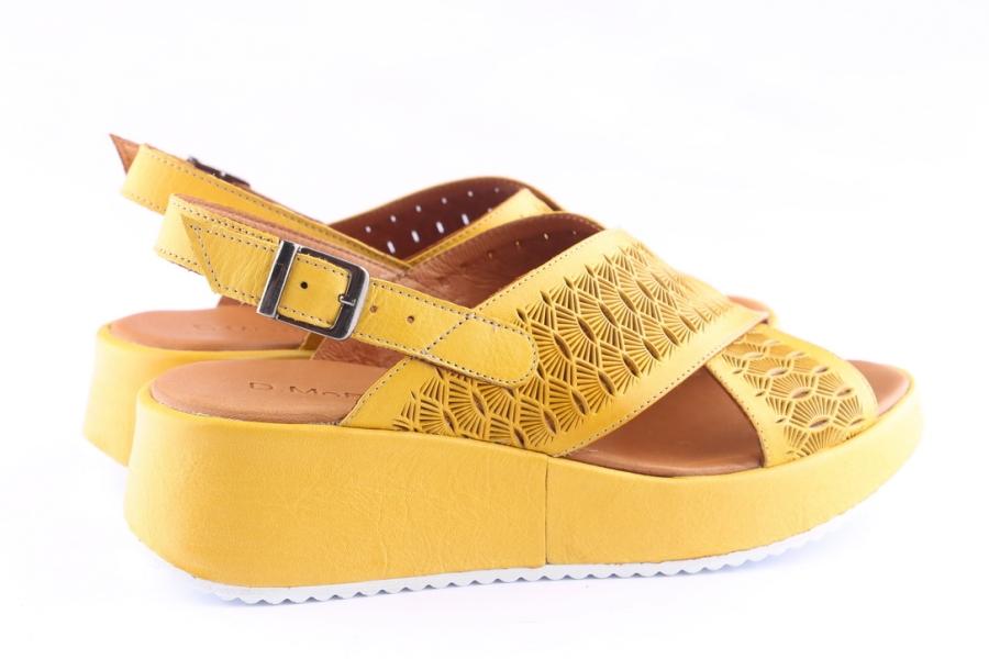 D.moro Shoes Women Leather P. Sandals For Summer: 1909 Yellow (Wholesale)