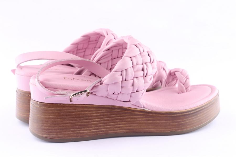 D.moro Shoes Women Leather P. Sandals For Summer: A-NETA-52-Ö-TAŞ-40 Fuchsia (Wholesale)