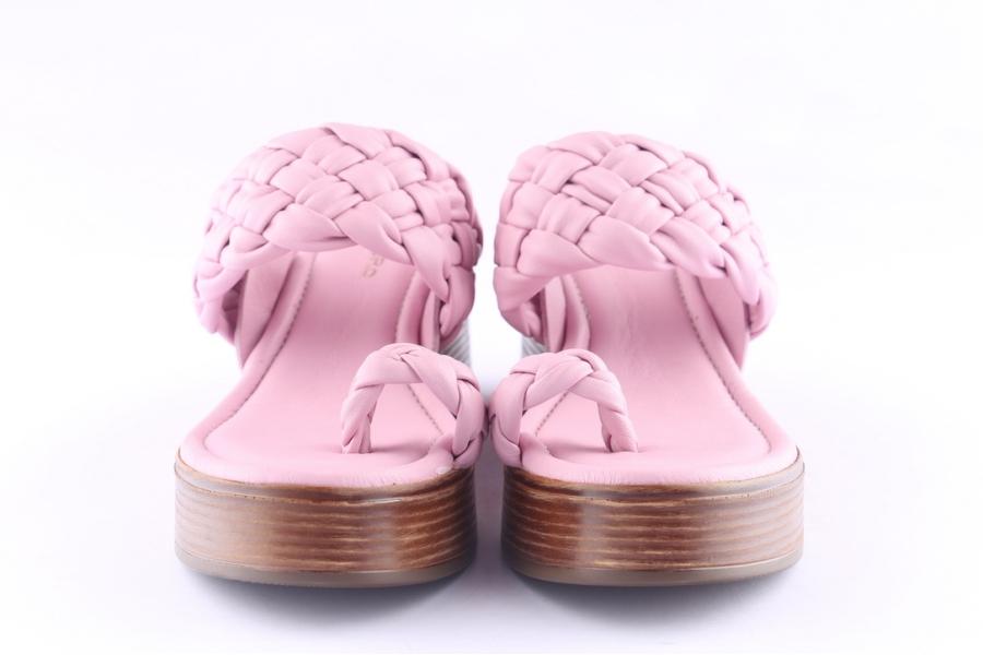 D.moro Shoes Women Leather P. Sandals For Summer: A-NETA-52-Ö-TAŞ-40 Fuchsia (Wholesale)