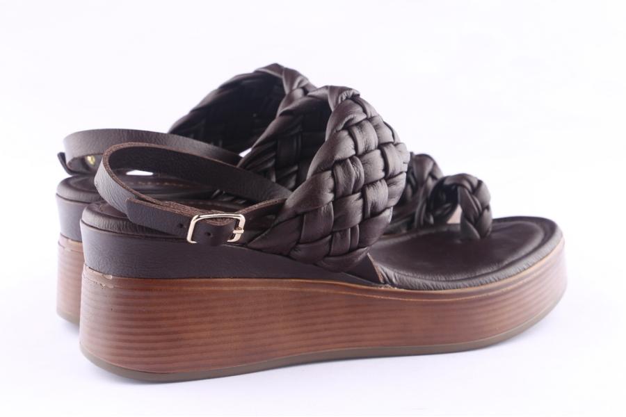 D.moro Shoes Women Leather P. Sandals For Summer: ANETA-52-Ö-TAŞ-40 Black (Wholesale)