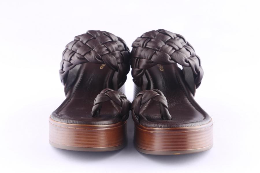 D.moro Shoes Women Leather P. Sandals For Summer: ANETA-52-Ö-TAŞ-40 Black (Wholesale)