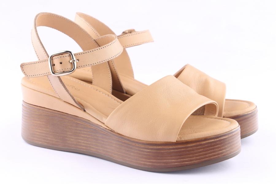 D.moro Shoes Women Leather P. Sandals For Summer: MORO-80 Camel (Wholesale)
