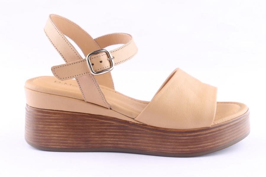 d.moro shoes Women Leather P. Sandals for Summer: MORO-80 Camel (Wholesale)