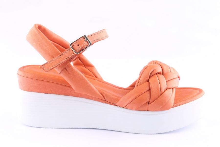 d.moro shoes Women Leather P. Sandals for Summer: TAŞ-196 Coconut (Wholesale)