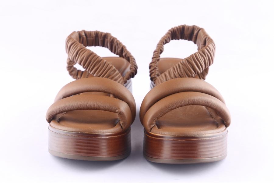 D.moro Shoes Women Leather P. Sandals For Summer: TAŞ-243 Brown (Wholesale)