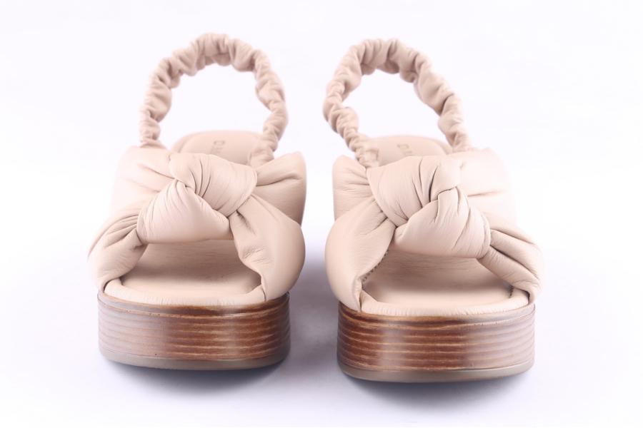D.moro Shoes Women Leather P. Sandals For Summer: TAŞ-247 Beige (Wholesale)