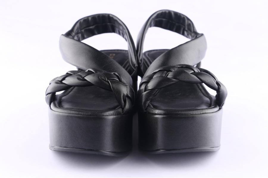 D.moro Shoes Women Leather P. Sandals For Summer: TAŞ-298 Black (Wholesale)