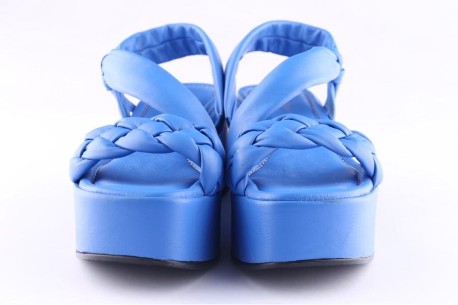 D.moro Shoes Women Leather P. Sandals For Summer: TAŞ-298 Blue (Wholesale)