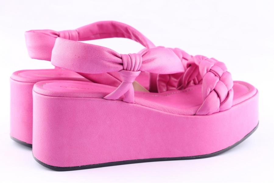 D.moro Shoes Women Leather P. Sandals For Summer: TAŞ-298 Fuchsia (Wholesale)