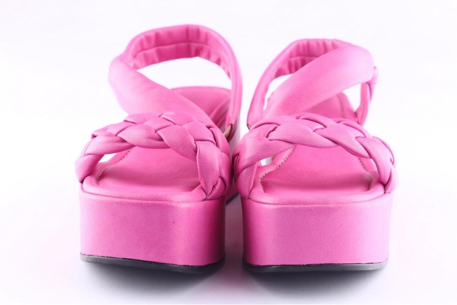 D.moro Shoes Women Leather P. Sandals For Summer: TAŞ-298 Fuchsia (Wholesale)