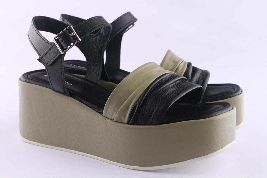 D.moro Shoes Women Leather P. Sandals For Summer: TAŞ-310 Black (Wholesale)