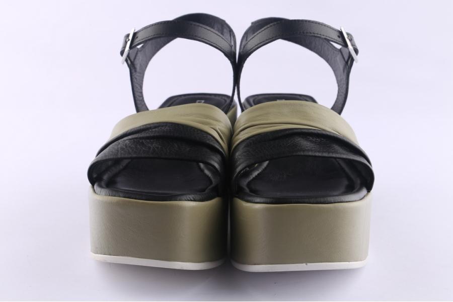 D.moro Shoes Women Leather P. Sandals For Summer: TAŞ-310 Black (Wholesale)