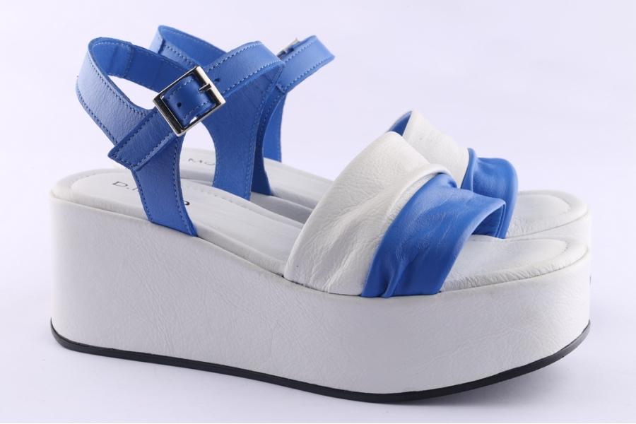 D.moro Shoes Women Leather P. Sandals For Summer: TAŞ-310 White (Wholesale)