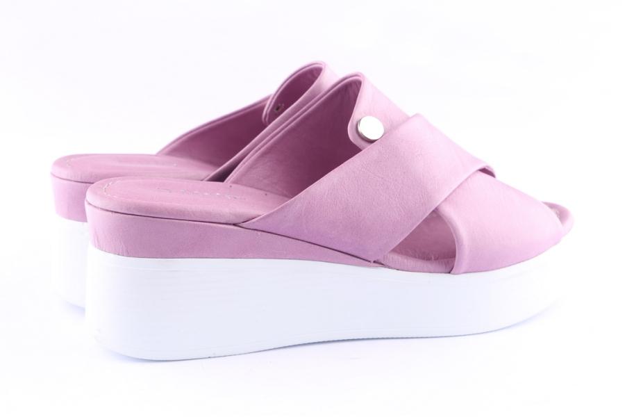 D.moro Shoes Women Leather P. Slippers For Summer: MORO-67 Fuchsia (Wholesale)