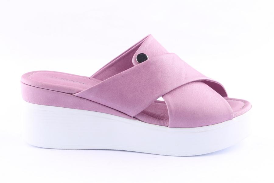 d.moro shoes Women Leather P. Slippers for Summer: MORO-67 Fuchsia (Wholesale)