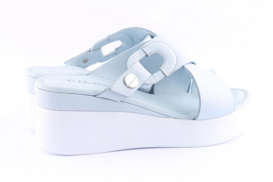 D.moro Shoes Women Leather P. Slippers For Summer: TAŞ-16 Ice Blue (Wholesale)