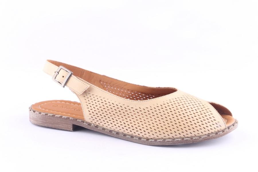 D.moro Shoes Women Leather Sandals For Summer: 0040 Powder (Wholesale)