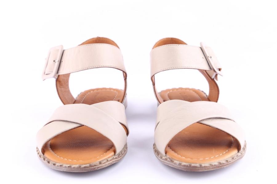 D.moro Shoes Women Leather Sandals For Summer: 0041 Beige (Wholesale)