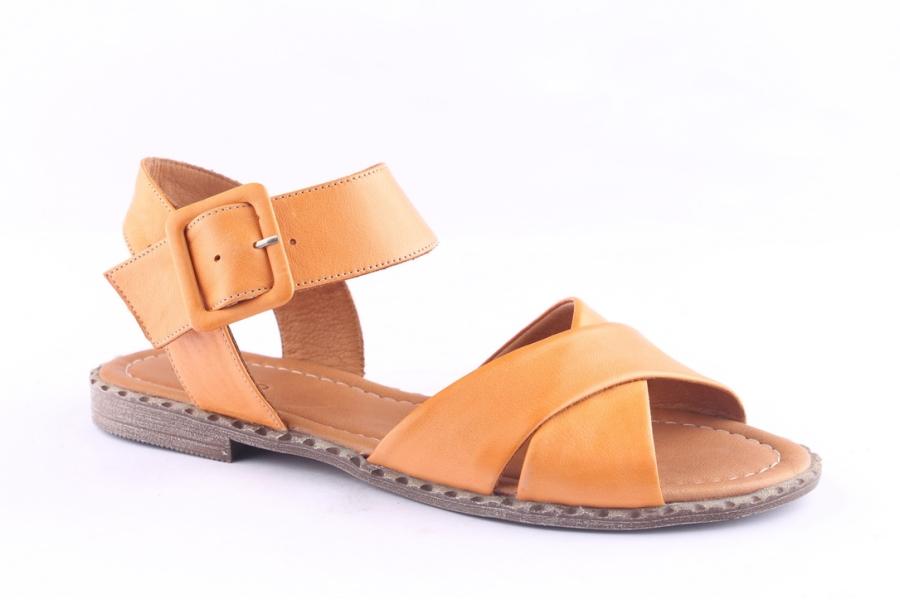 D.moro Shoes Women Leather Sandals For Summer: 0041 Orange (Wholesale)
