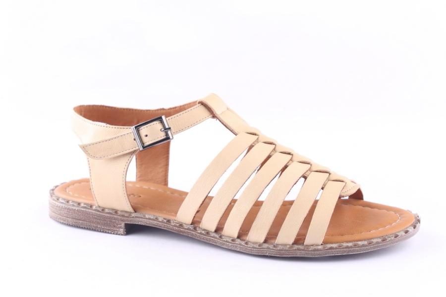D.moro Shoes Women Leather Sandals For Summer: 0043 Powder (Wholesale)