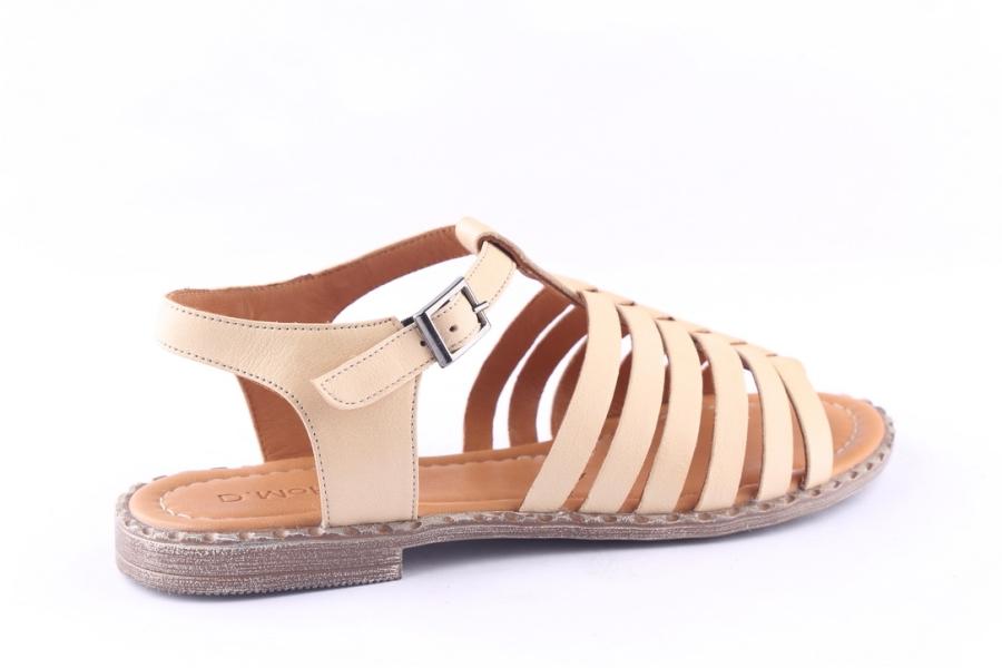 D.moro Shoes Women Leather Sandals For Summer: 0043 Powder (Wholesale)