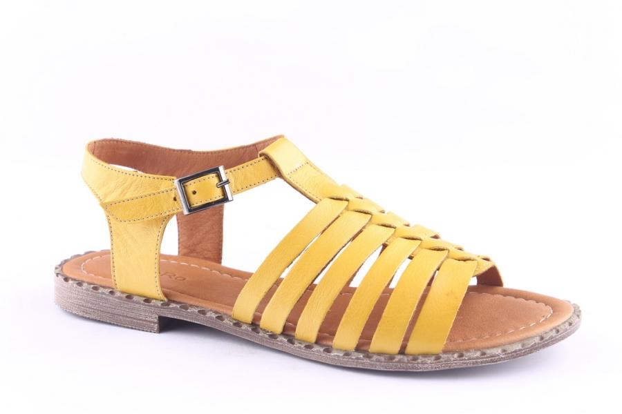 D.moro Shoes Women Leather Sandals For Summer: 0043 Yellow (Wholesale)
