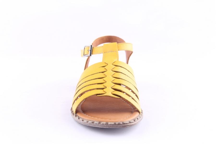 D.moro Shoes Women Leather Sandals For Summer: 0043 Yellow (Wholesale)
