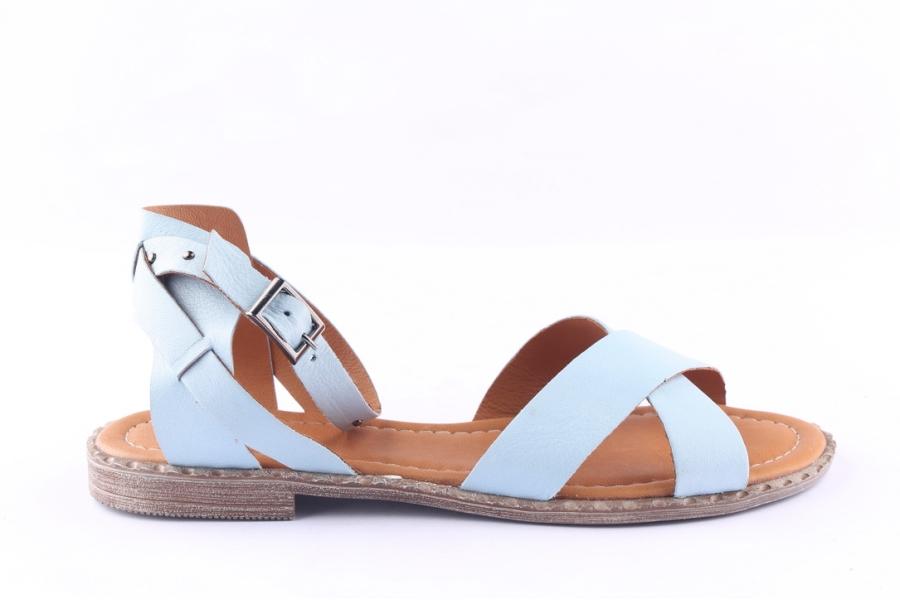 d.moro shoes Women Leather Sandals for Summer: 0047 Baby Blue (Wholesale)