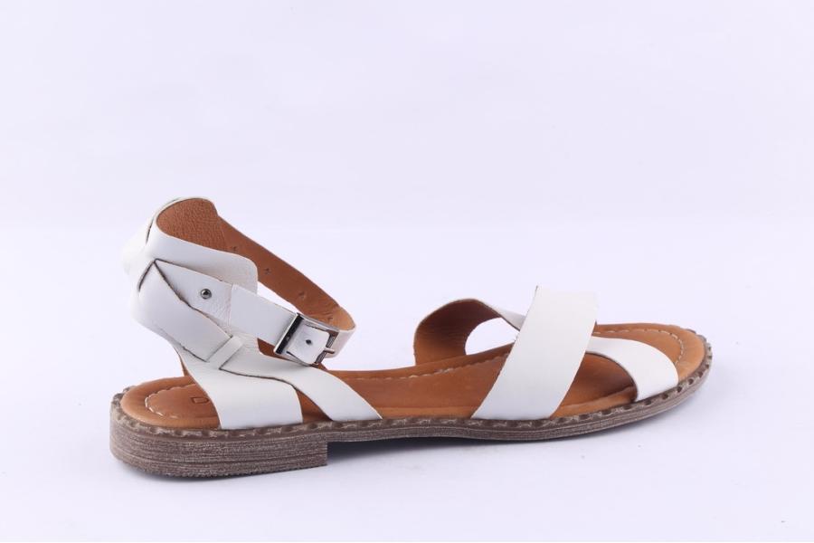 D.moro Shoes Women Leather Sandals For Summer: 0047 White (Wholesale)