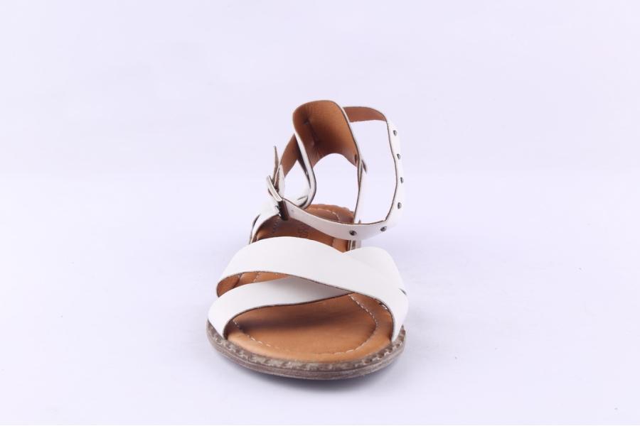 D.moro Shoes Women Leather Sandals For Summer: 0047 White (Wholesale)