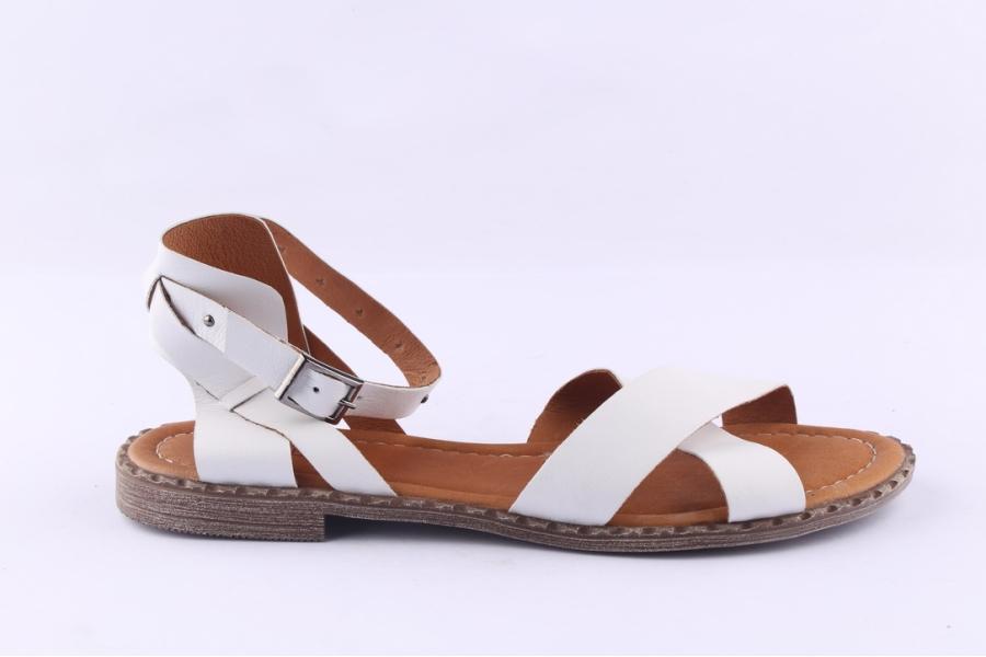d.moro shoes Women Leather Sandals for Summer: 0047 White (Wholesale)