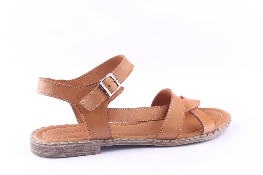 D.moro Shoes Women Leather Sandals For Summer: 0049 Tan (Wholesale)