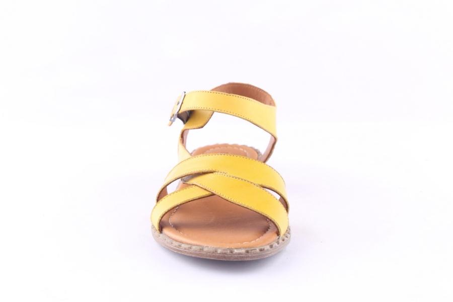 D.moro Shoes Women Leather Sandals For Summer: 0049 Yellow (Wholesale)