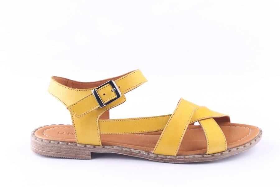 d.moro shoes Women Leather Sandals for Summer: 0049 Yellow (Wholesale)