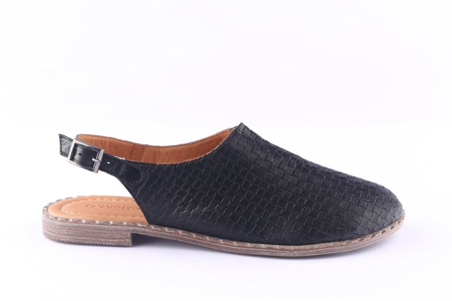 d.moro shoes Women Leather Sandals for Summer: 0051 Black (Wholesale)