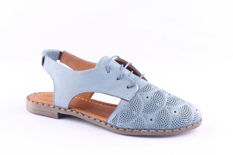 D.moro Shoes Women Leather Sandals For Summer: 0053 Jeans Blue (Wholesale)