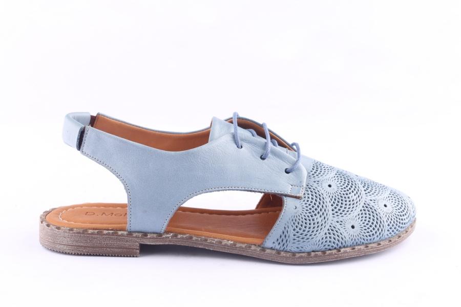 d.moro shoes Women Leather Sandals for Summer: 0053 Jeans Blue (Wholesale)