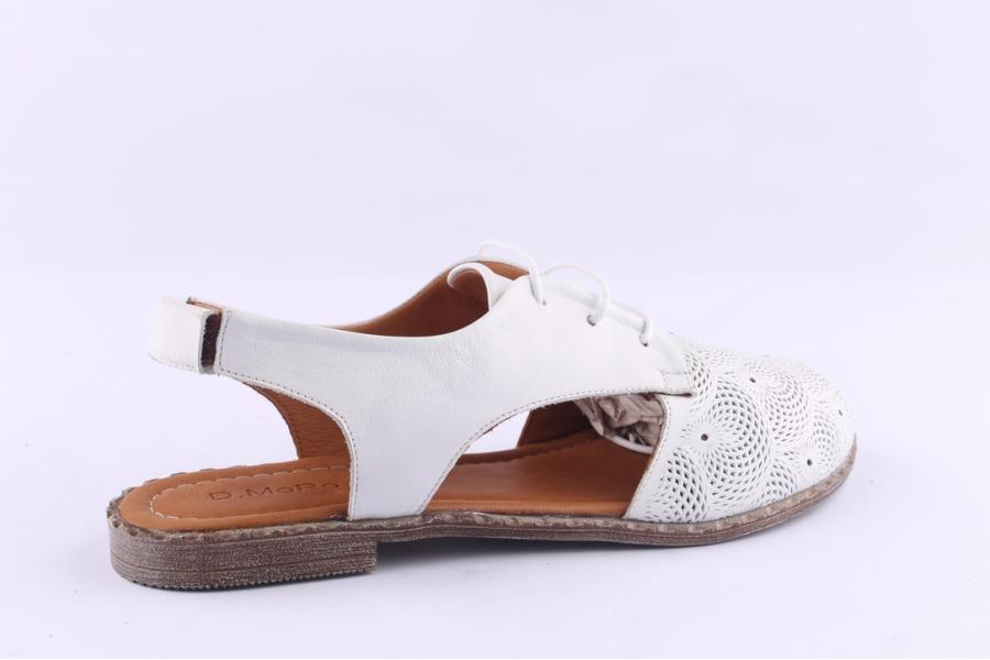 D.moro Shoes Women Leather Sandals For Summer: 0053 White (Wholesale)