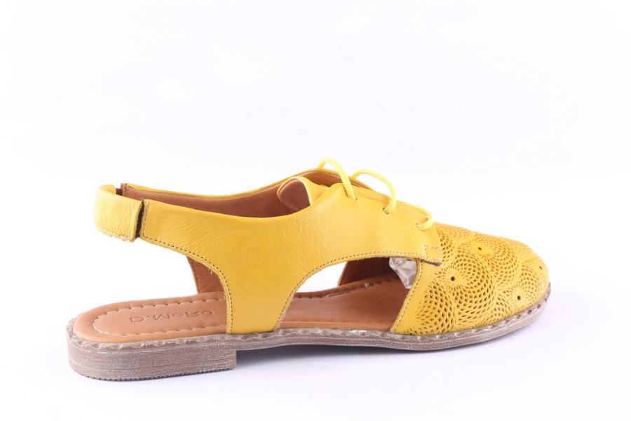 D.moro Shoes Women Leather Sandals For Summer: 0053 Yellow (Wholesale)