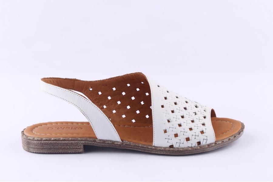 d.moro shoes Women Leather Sandals for Summer: 0055 White (Wholesale)