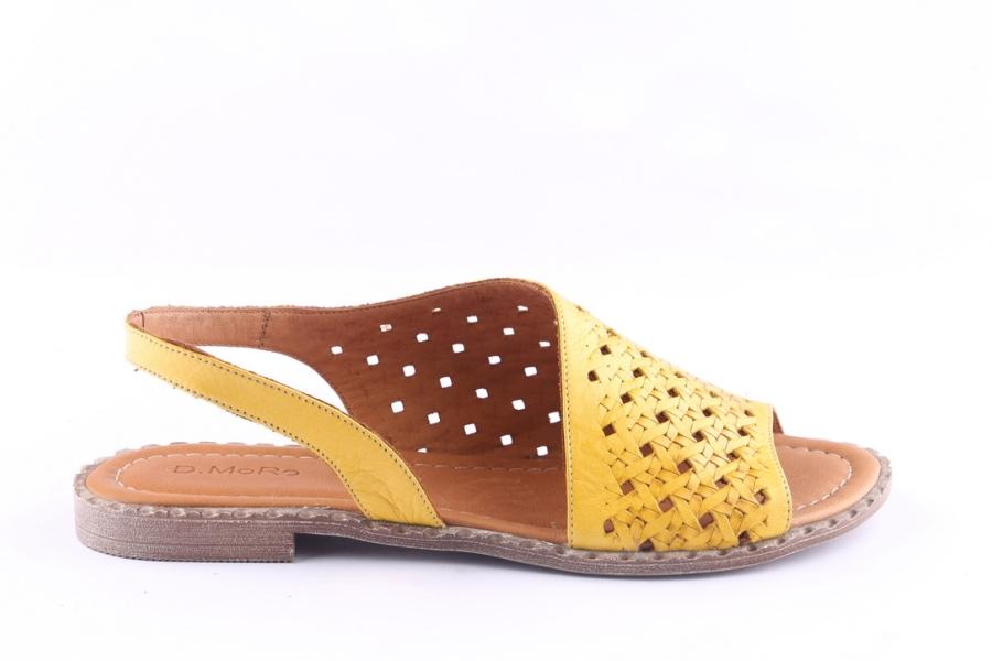 d.moro shoes Women Leather Sandals for Summer: 0055 Yellow (Wholesale)