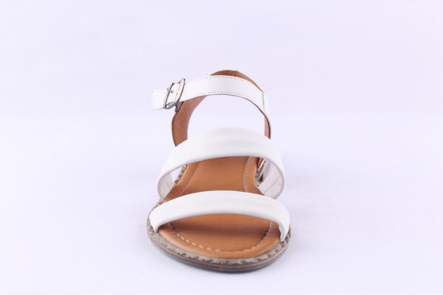 D.moro Shoes Women Leather Sandals For Summer: 0057 White (Wholesale)