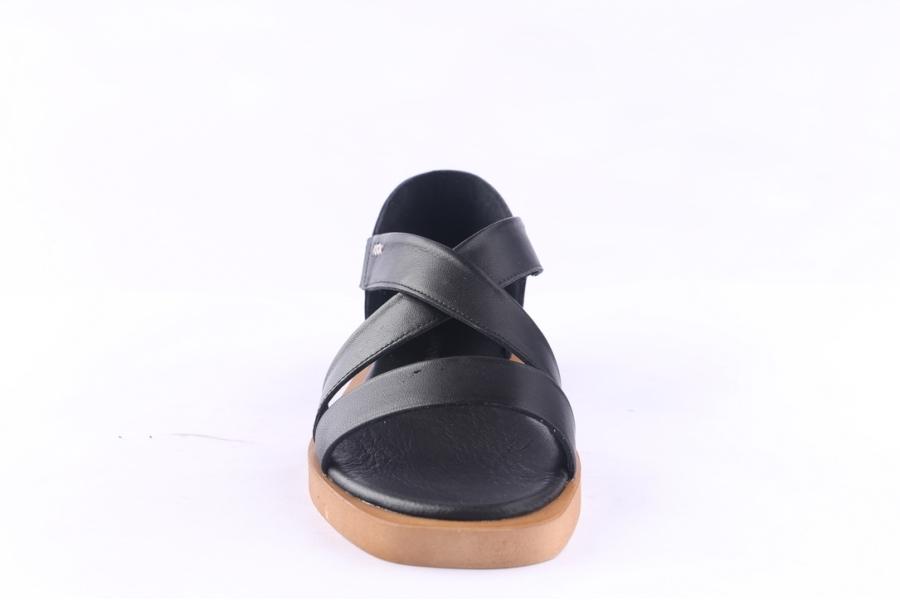 D.moro Shoes Women Leather Sandals For Summer: 050 Black (Wholesale)