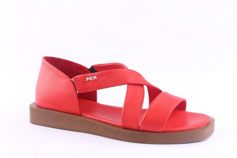 D.moro Shoes Women Leather Sandals For Summer: 050 Red (Wholesale)