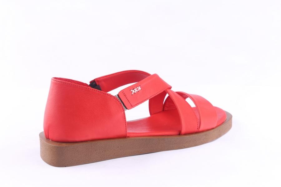 D.moro Shoes Women Leather Sandals For Summer: 050 Red (Wholesale)