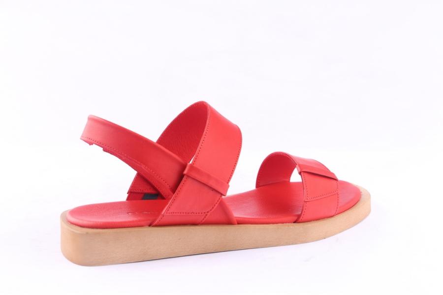 D.moro Shoes Women Leather Sandals For Summer: 051 Red (Wholesale)