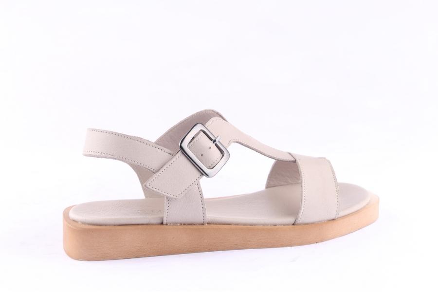 D.moro Shoes Women Leather Sandals For Summer: 052 Silver Grey (Wholesale)