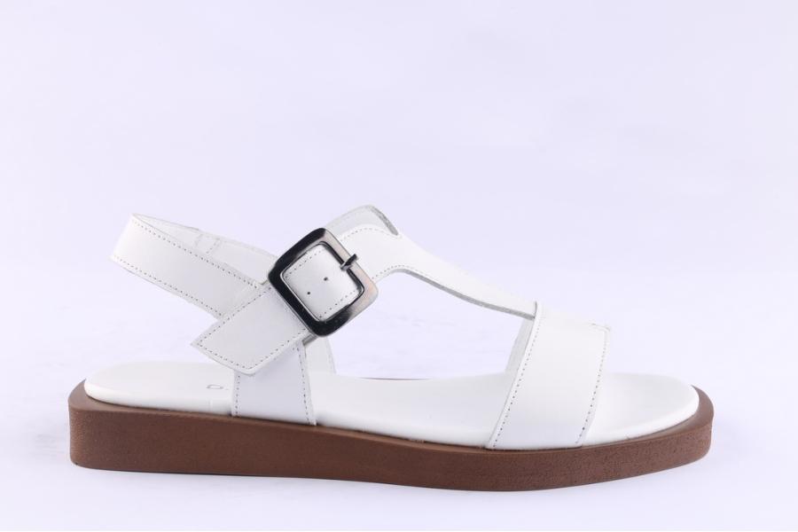 d.moro shoes Women Leather Sandals for Summer: 052 White (Wholesale)