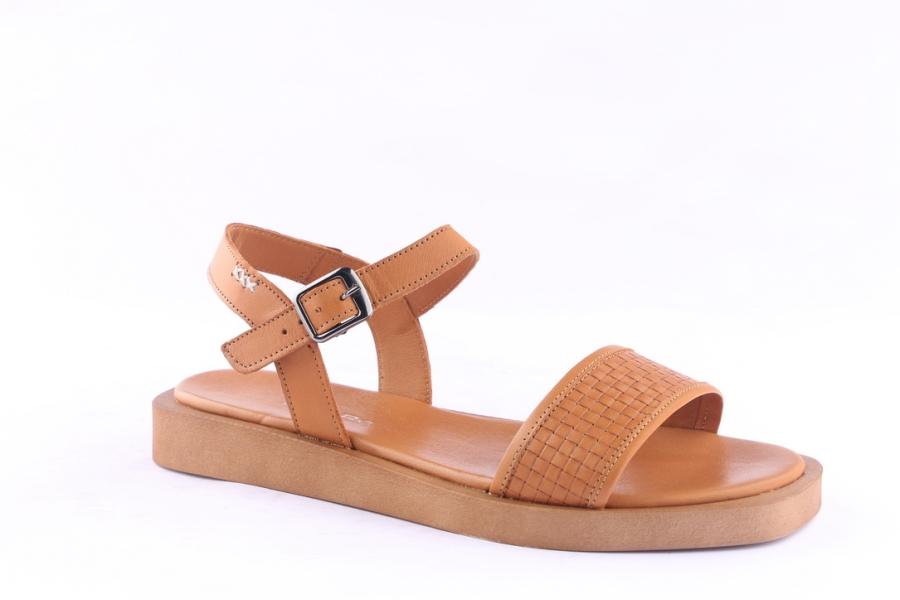 D.moro Shoes Women Leather Sandals For Summer: 053 Tan (Wholesale)