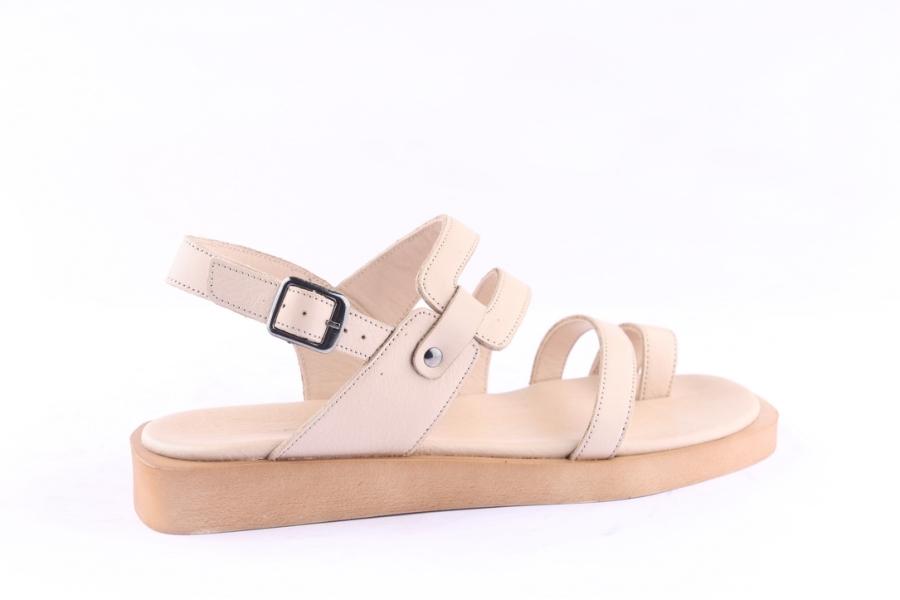 D.moro Shoes Women Leather Sandals For Summer: 054 Beige (Wholesale)